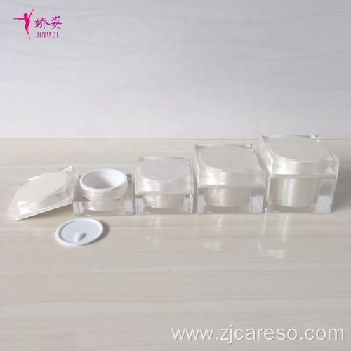 Shape Acrylic Crystal Lotion Bottle Cream Jar